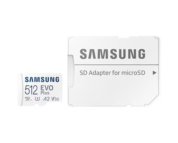 Карта пам&#039;яті Samsung 512 GB microSDXC Class 10 UHS-I U3 V30 A2 EVO Plus + SD Adapter (MB-MC512SA)  Фото №13