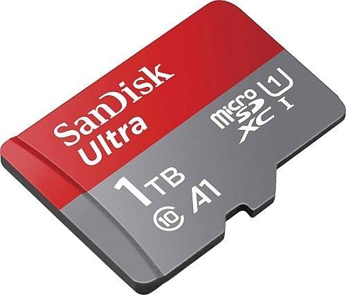 Карта памяти SanDisk 1 TB microSDXC UHS-I Ultra A1 SDSQUA4-1T00-GN6MN  Фото №0
