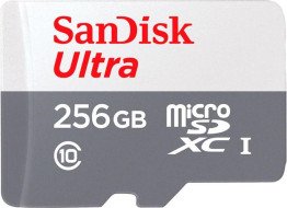 Карта пам&#039;яті SanDisk 256 GB microSDHC UHS-I Ultra (SDSQUNR-256G-GN3MN)