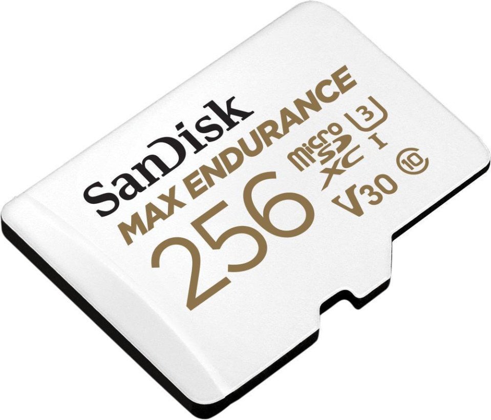 Карта пам&#039;яті SanDisk 256 GB microSDXC Max Endurance UHS-I U3 V30 + SD adapter SDSQQVR-256G-GN6IA  Фото №0