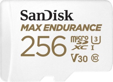 Карта пам&#039;яті SanDisk 256 GB microSDXC Max Endurance UHS-I U3 V30 + SD adapter SDSQQVR-256G-GN6IA