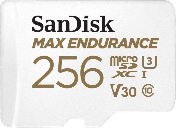 Карта пам&#039;яті SanDisk 256 GB microSDXC Max Endurance UHS-I U3 V30 + SD adapter SDSQQVR-256G-GN6IA  Фото №0