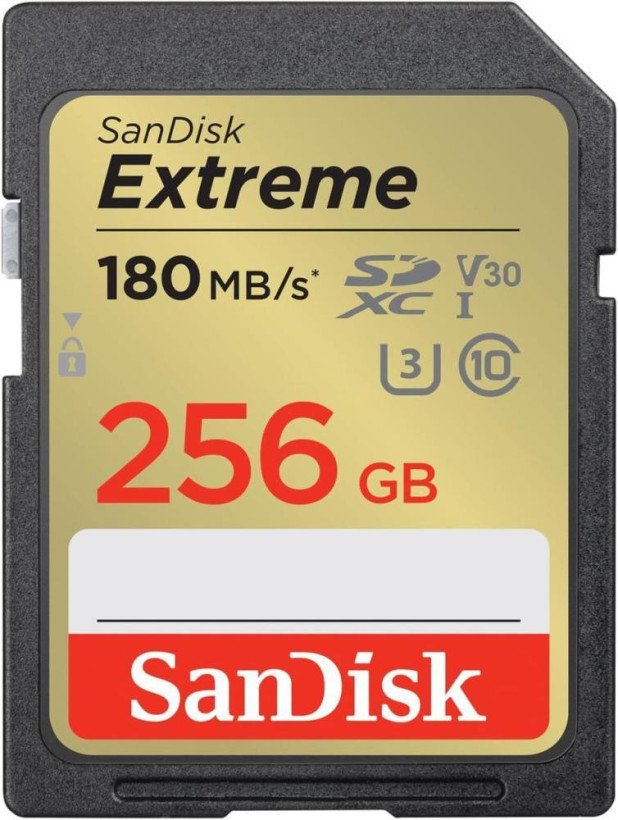 Карта памяти SanDisk 256 GB SDXC UHS-I U3 V30 Extreme (SDSDXVV-256G-GNCIN)