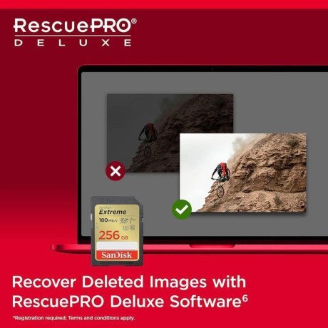 Карта памяти SanDisk 256 GB SDXC UHS-I U3 V30 Extreme (SDSDXVV-256G-GNCIN)  Фото №5