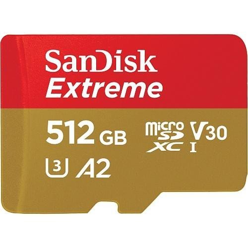 Карта памяти SanDisk 512 GB microSDXC UHS-I U3 V30 A2 Extreme (SDSQXAV-512G-GN6MN)