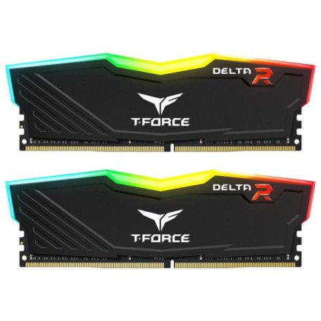 Память для настольных компьютеров TEAM 16 GB (2x8GB) DDR4 3200 MHz T-Force Delta RGB (TF3D416G3200HC16FDC01)