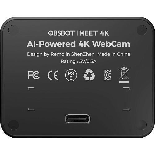 Веб-камера OBSBOT Meet 4K AI-Powered 4K Webcam (OBSBOT-MEET4K)  Фото №4