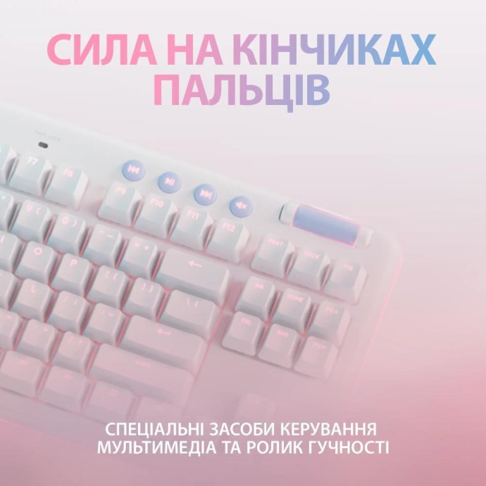 Клавиатура Logitech G715 Wireless Gaming Tactile White (920-010465)  Фото №7