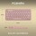 Клавіатура Logitech Pebble Keys 2 K380s Tonal Rose (920-011755)  Фото №8