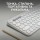 Клавіатура Logitech Pebble Keys 2 K380s Tonal White (920-011754)  Фото №1