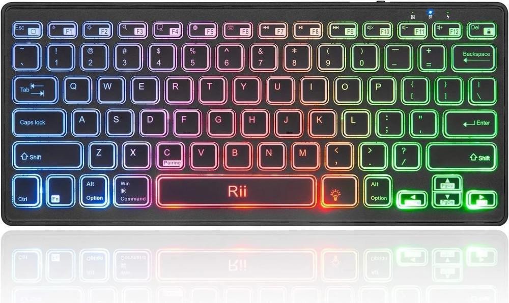 Клавиатура Riitek K09 Multimedia Bluetooth With Rainbow Backlit