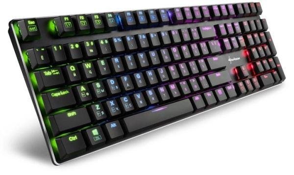 Клавиатура Sharkoon PureWriter RGB Red Switch  Фото №0