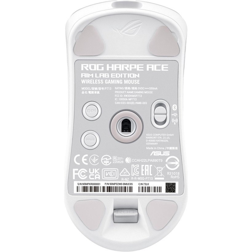 Миша ASUS ROG Harpe Ace Aim Lab Edition White (90MP02W0-BMUA10)  Фото №4