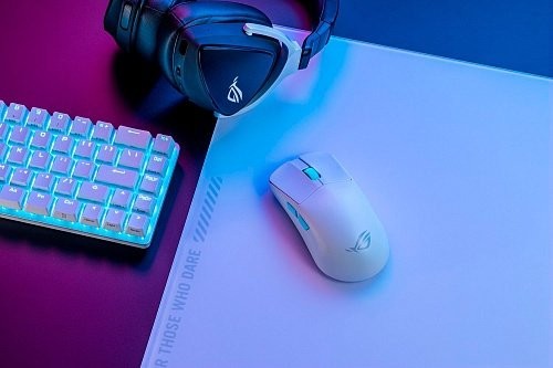 Миша ASUS ROG Harpe Ace Aim Lab Edition White (90MP02W0-BMUA10)  Фото №8