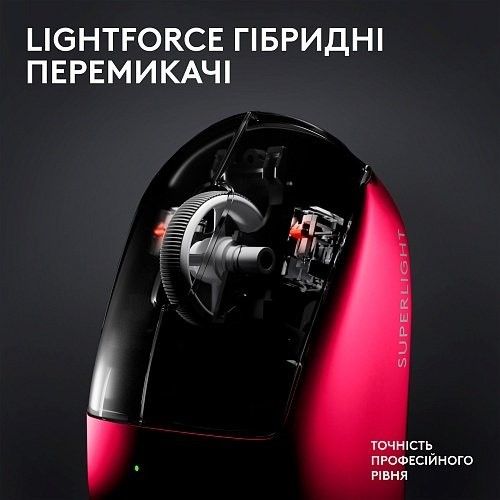 Миша Logitech G Pro X Superlight 2 Lightspeed Wireless Magenta (910-006797)  Фото №5