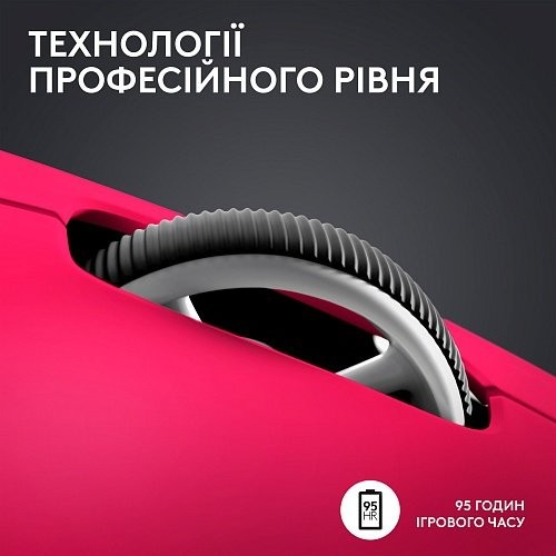 Миша Logitech G Pro X Superlight 2 Lightspeed Wireless Magenta (910-006797)  Фото №12