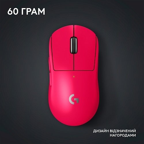 Миша Logitech G Pro X Superlight 2 Lightspeed Wireless Magenta (910-006797)  Фото №11
