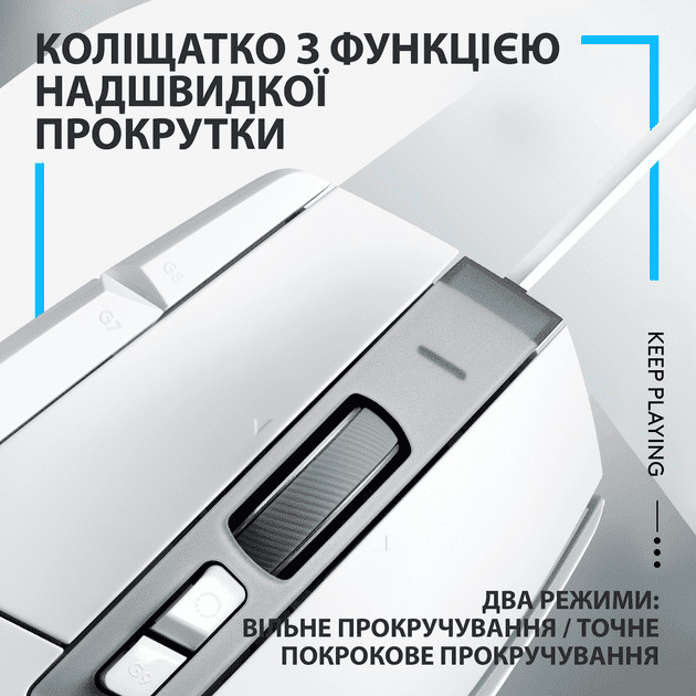 Мышь Logitech G502 X White (910-006146)  Фото №1