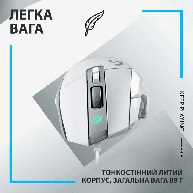 Мышь Logitech G502 X White (910-006146)  Фото №4