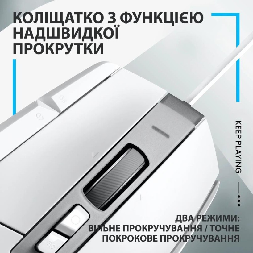 Миша Logitech G502 X White (910-006146)  Фото №10