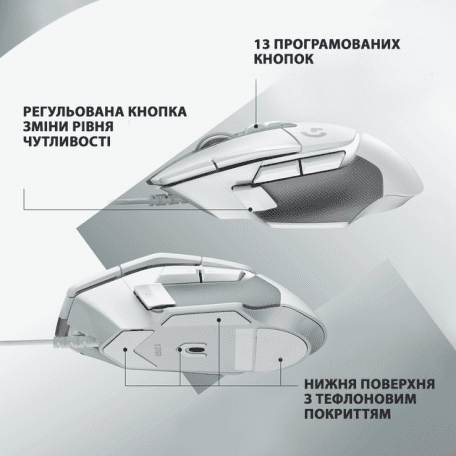 Мышь Logitech G502 X White (910-006146)  Фото №3