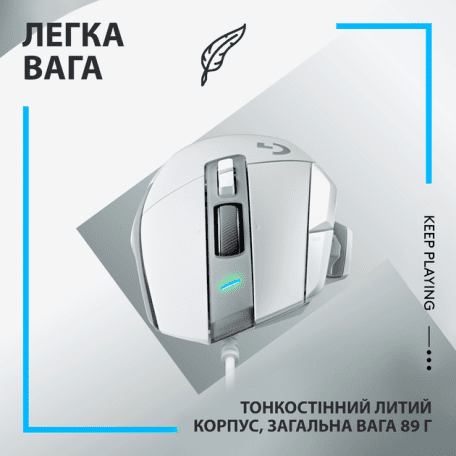 Мышь Logitech G502 X White (910-006146)  Фото №4