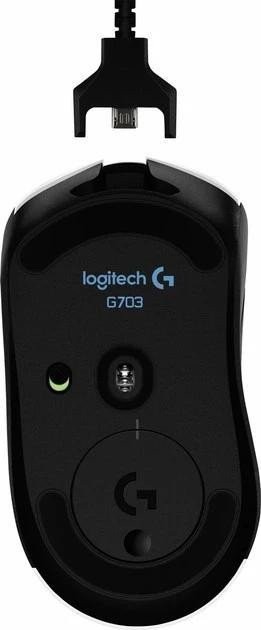 Мышь Logitech G703 Hero Lightspeed Wireless (910-005641, 910-005644)  Фото №5