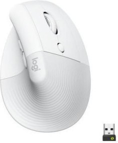 Мышь Logitech Lift Vertical Ergonomic Mouse Off-White (910-006475)