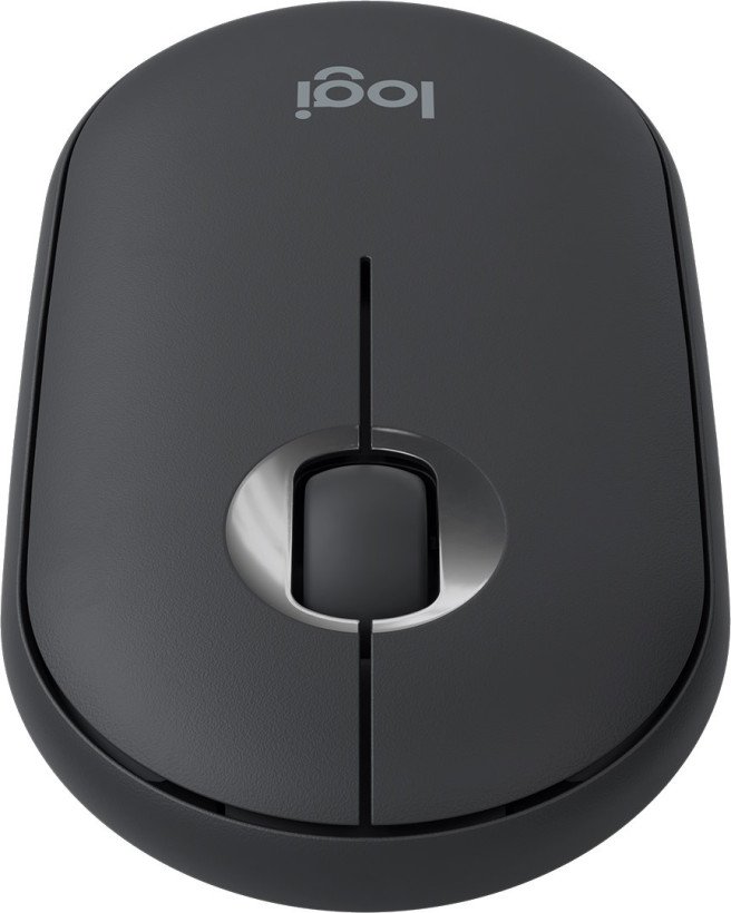 Мышь Logitech Pebble M350 Graphite (910-005718, 910-005607)  Фото №0