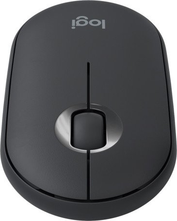 Мышь Logitech Pebble M350 Graphite (910-005718, 910-005607)  Фото №0