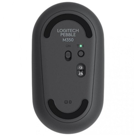 Мышь Logitech Pebble M350 Graphite (910-005718, 910-005607)  Фото №1