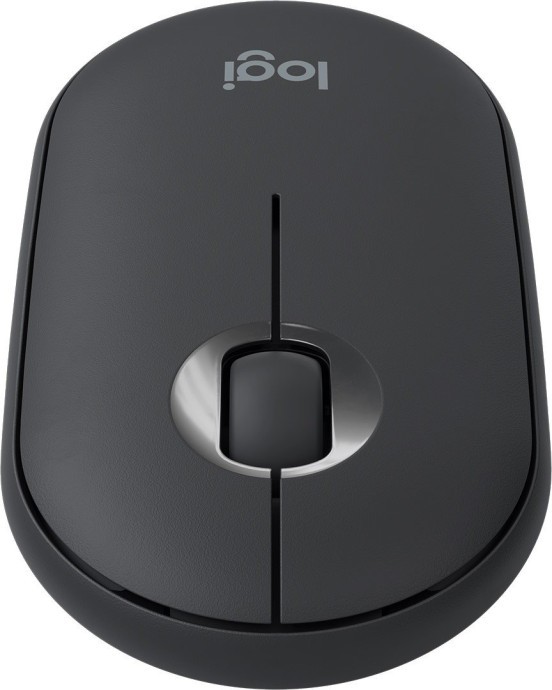 Мышь Logitech Pebble M350 Graphite (910-005718, 910-005607)  Фото №0