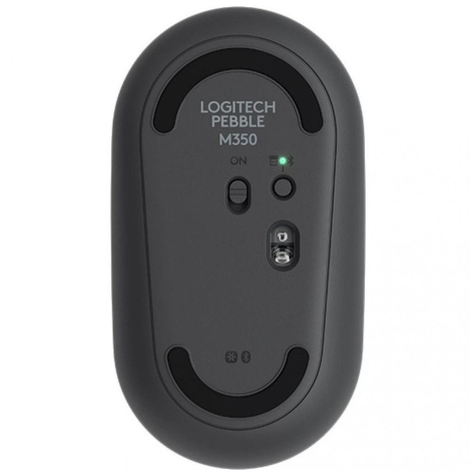 Мышь Logitech Pebble M350 Graphite (910-005718, 910-005607)  Фото №1