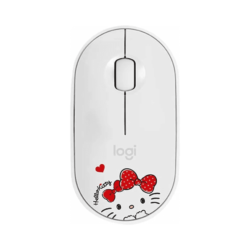 Мышь Logitech Pebble M350 Hello Kitty White (910-006031)  Фото №0