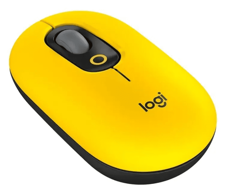 Миша Logitech POP Mouse Bluetooth Blast Yellow (910-006424, 910-006546)  Фото №0