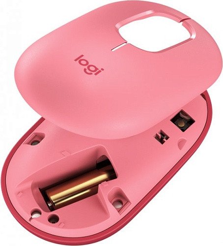 Миша Logitech POP Mouse Bluetooth Heartbreaker Rose (910-006426, 910-006548)  Фото №1