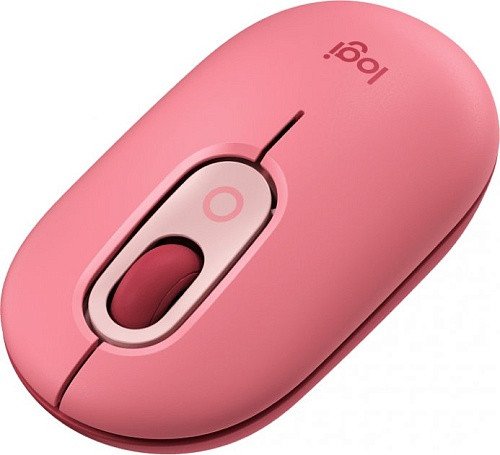 Миша Logitech POP Mouse Bluetooth Heartbreaker Rose (910-006426, 910-006548)  Фото №3
