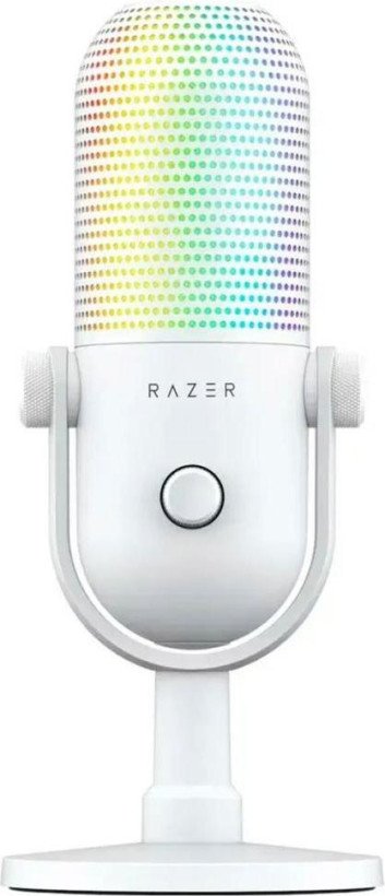 Мікрофон для ПК/ для стрімінгу, подкастів Razer Seiren V3 Chroma White (RZ19-05060200-R3M1)