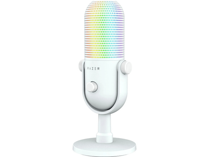 Мікрофон для ПК/ для стрімінгу, подкастів Razer Seiren V3 Chroma White (RZ19-05060200-R3M1)  Фото №0