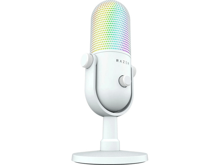 Мікрофон для ПК/ для стрімінгу, подкастів Razer Seiren V3 Chroma White (RZ19-05060200-R3M1)  Фото №1