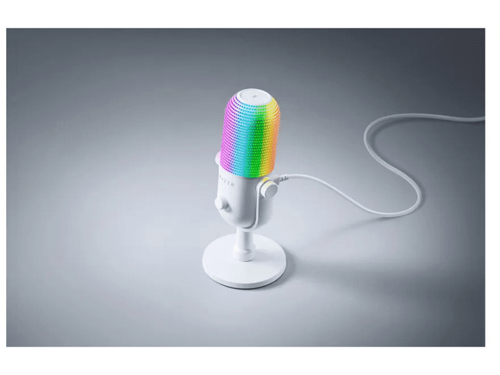 Мікрофон для ПК/ для стрімінгу, подкастів Razer Seiren V3 Chroma White (RZ19-05060200-R3M1)  Фото №3