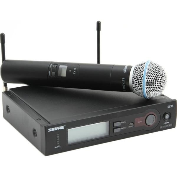 Приймач радіосистеми Shure SLX24/Beta58  Фото №0