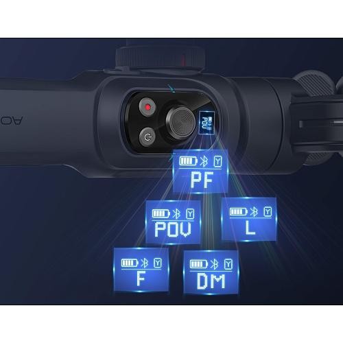 Монопод-стабилизатор AOCHUAN Professional Gimbal Stabilizer for Smartphone SMART S2 Black (AOCHUAN-SMARTS2-B)  Фото №7