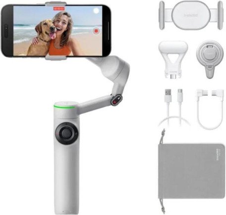 Монопод-стабілізатор Insta360 Flow 2 Pro Creator Bundle Stone Gray