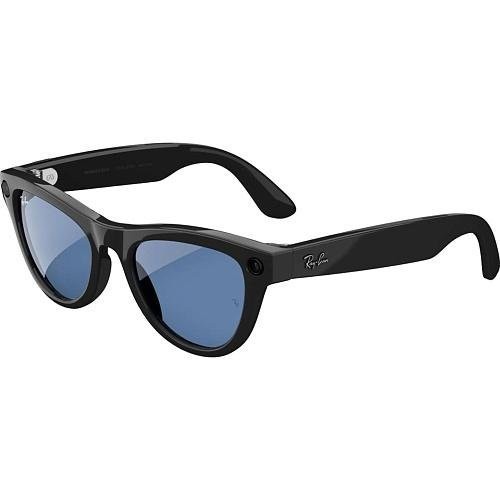 Смарт-окуляри Ray-Ban Meta Skyler Standard - Shiny Black/Transitions Cerulean Blue (RW4010 601/MF 52-20)  Фото №1