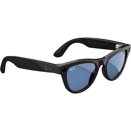 Смарт-окуляри Ray-Ban Meta Skyler Standard - Shiny Black/Transitions Cerulean Blue (RW4010 601/MF 52-20)  Фото №2
