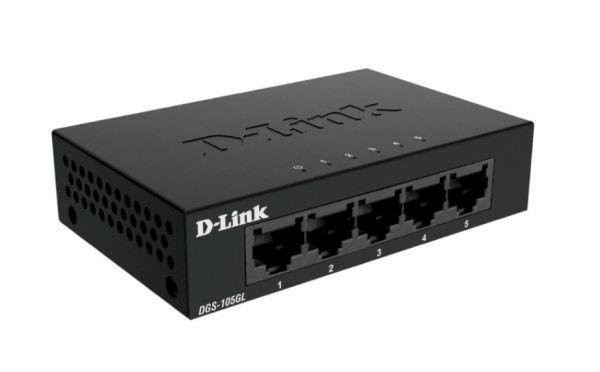 Комутатор некерований D-Link DGS-105GL/E  Фото №0