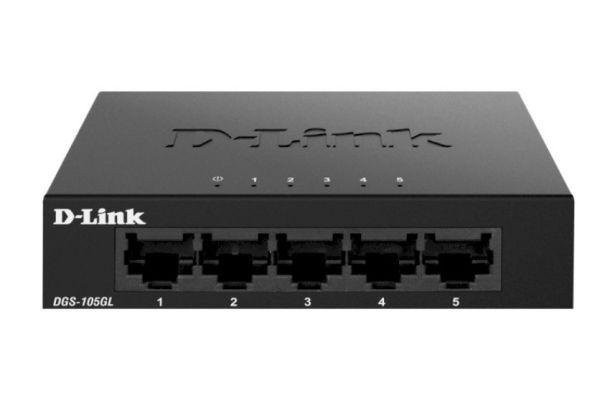 Комутатор некерований D-Link DGS-105GL/E  Фото №1