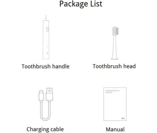 Електрична зубна щітка MiJia Sonic Electric Toothbrush T200 Blue  Фото №1