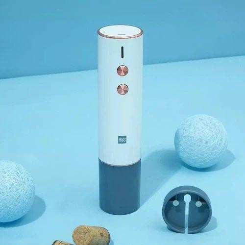 Штопор Xiaomi Розумний штопор Electric Wine Bottle Opener Blue HU0122 (Blue)  Фото №0